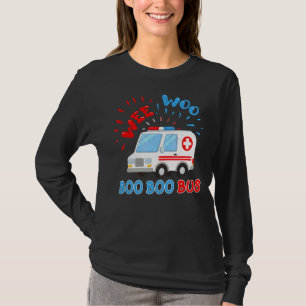 Camiseta Wee Woo Boo Bus Ambulancia Ems Emt Paramedic