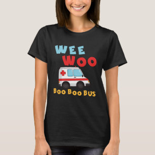 Camiseta Wee Woo Boo Bus Ambulancia EMS EMT Paramédico