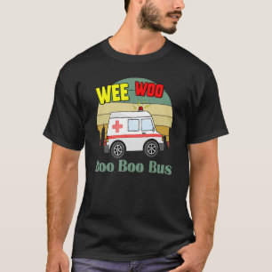 Camiseta Wee Woo Boo Bus Ambulancia EMS EMT Paramédico