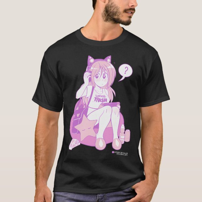 Camiseta Weeb Trash 2.0 (Anverso)