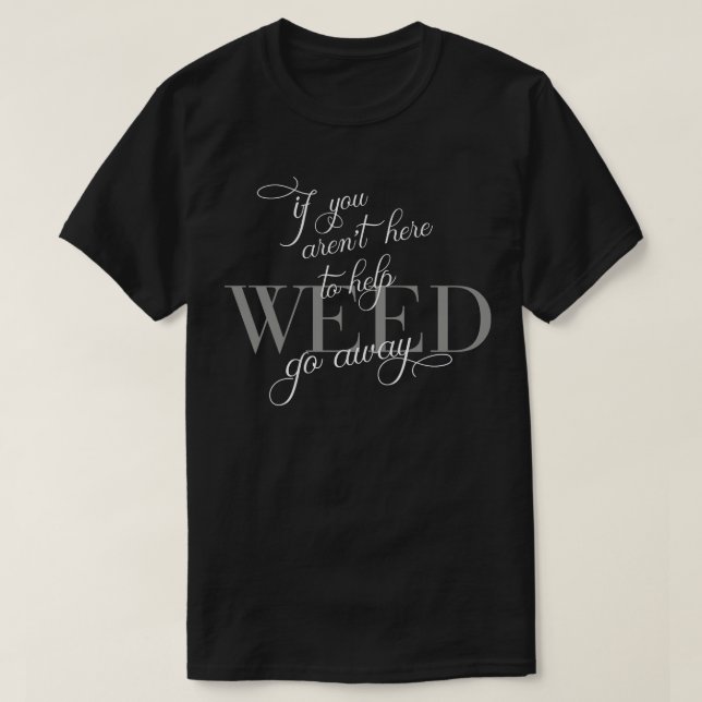 Camiseta Weed (Diseño del anverso)