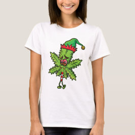 Camiseta Weed Navidades Elf T-Shirt