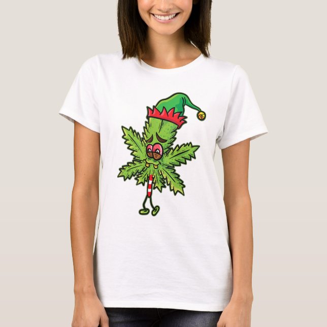 Camiseta Weed Navidades Elf T-Shirt (Anverso)