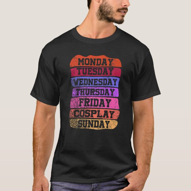 Camiseta Weekdays Work Monday Wednesday Friday Saturday Cos (Anverso)