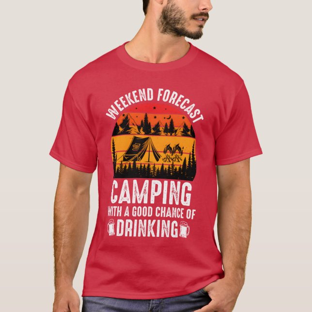 Camiseta Weekend camping friend (Anverso)