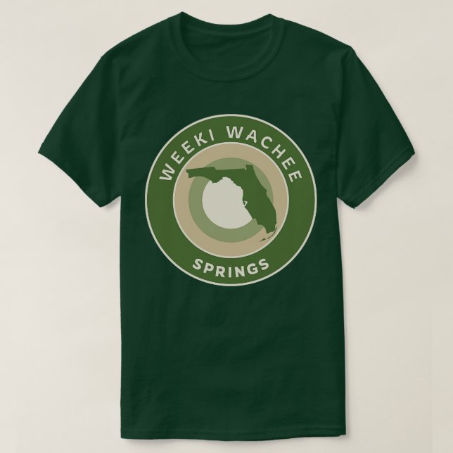 Camiseta Weeki Wachee Springs State Park Florida Bullseye (Diseño del anverso)