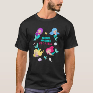 Camiseta Weeki Wachee Swimming Mermaids Florida Souvenir