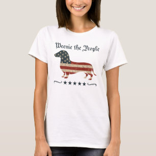 Camiseta Weenie El Pueblo Dachshund 4 De Julio