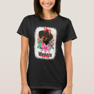 Camiseta Weenie Mama Doxie Dachshund Cortó A La Madre Del P