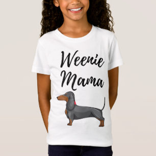 Camiseta Weenie Mama Funny Dachshund Lover Weiner Dog Gift