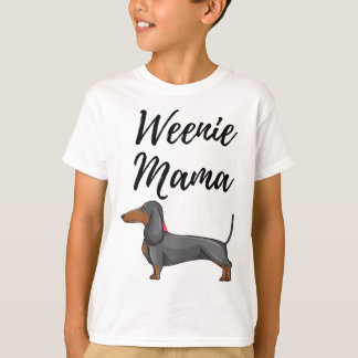 Camiseta Weenie Mama Funny Dachshund Lover Weiner Dog Gift