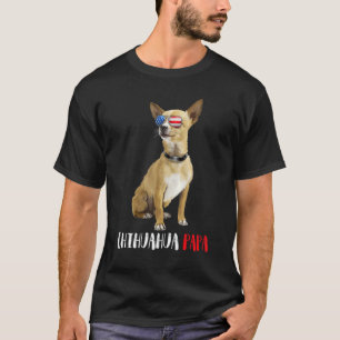 Camiseta Weenie Papa Chihuahua Dad Dog Chihuahua