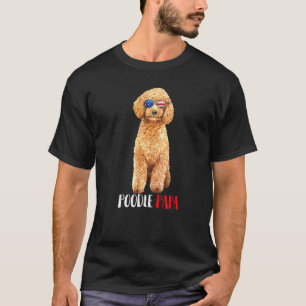 Camiseta Weenie Papa Poodle Dad Dog Poodle