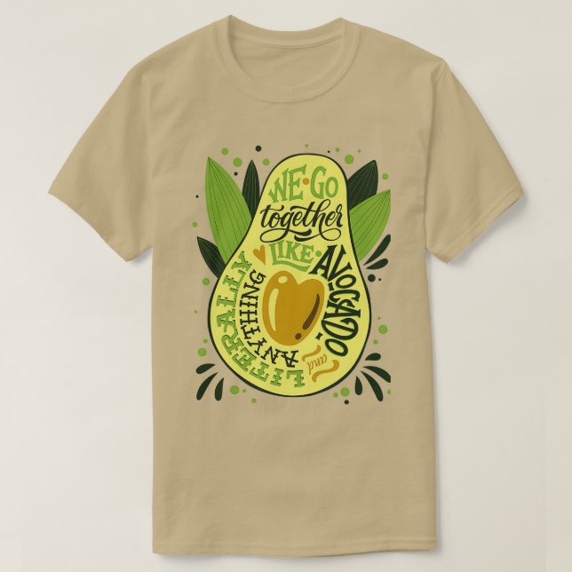 Camiseta Wegojuntherlikeavocado para los amantes del aguaca (Diseño del anverso)