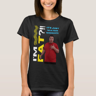 Camiseta Weight Diet Water Fat Nikocado Avocado Meme Fast F