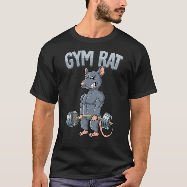 Camiseta Weight Training Deadlift Gym Rat (Anverso)
