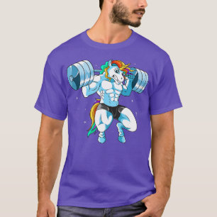Camiseta Weightlifter de Barbell es gracioso que Unicorn ha