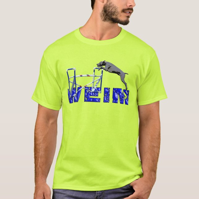 Camiseta Weim Agility (diseño nº 3) (Anverso)