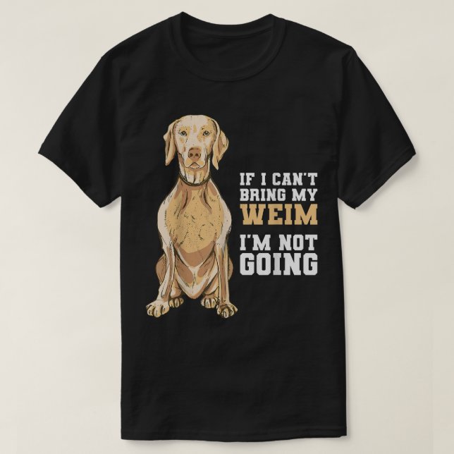 Camiseta Weimaraner  (Diseño del anverso)