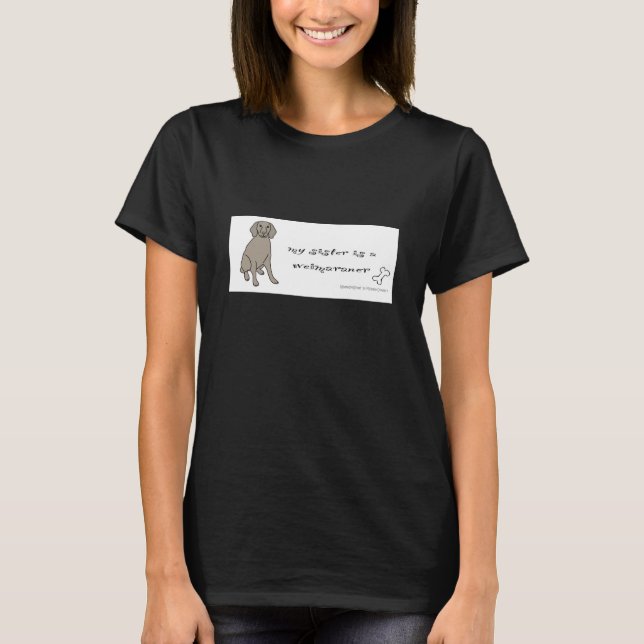 Camiseta weimaraner (Anverso)