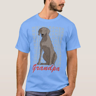Camiseta Weimaraner Abuelo Dueño de Perro Weimaraner Prem