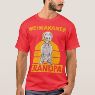 Camiseta Weimaraner Abuelo Dueño de Perro Weimaraner Prem