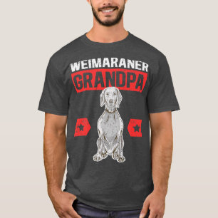 Camiseta Weimaraner Abuelo Dueño de Perro Weimaraner Prem