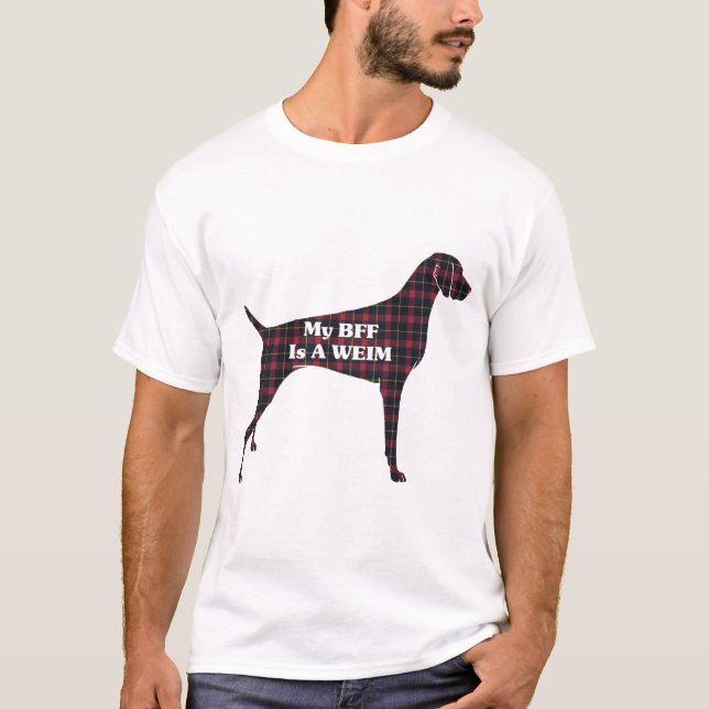 Camiseta Weimaraner BFF (Anverso)