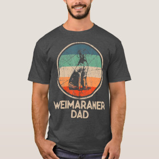 Camiseta Weimaraner Dog Vintage Weimaraner Dad