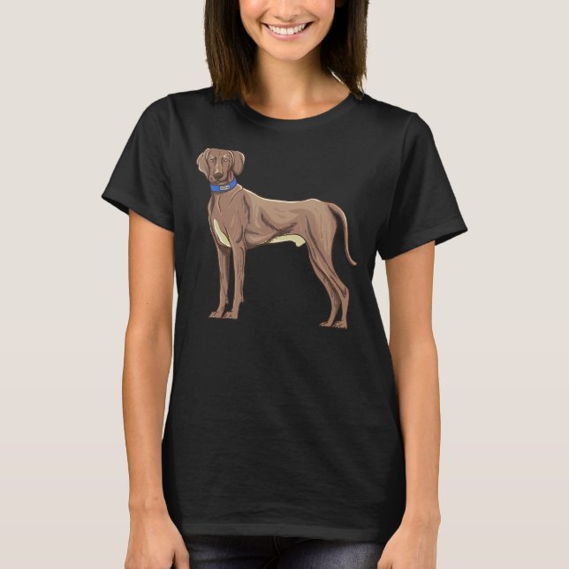 Camiseta Weimaraner - Identificación de perro - Perro amant (Anverso)