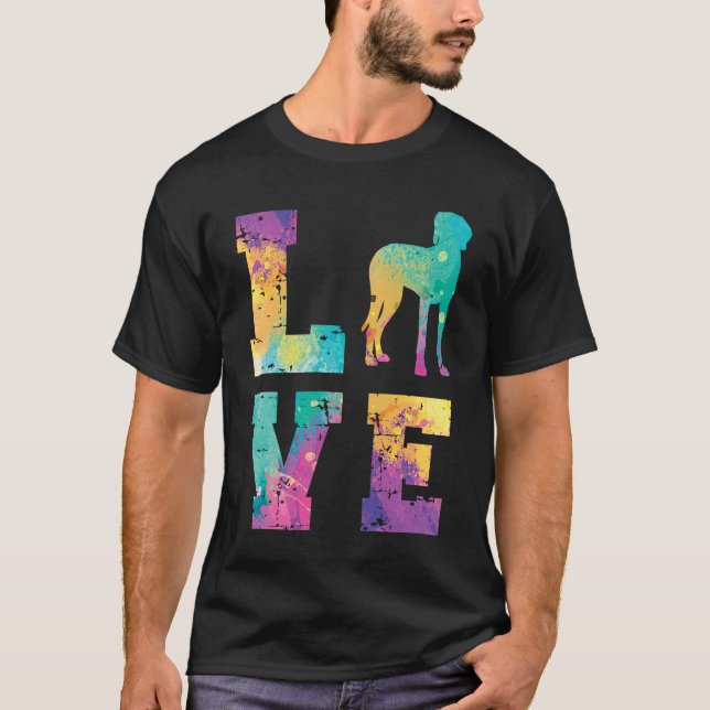 Camiseta Weimaraner Love (Anverso)