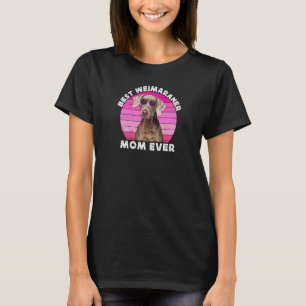 Camiseta Weimaraner Mom For Women Retro Weimaraner W
