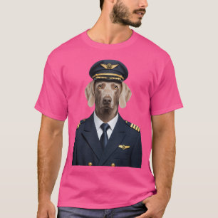 Camiseta Weimaraner Pilot