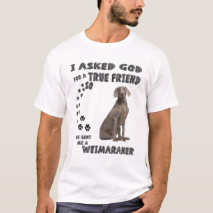 Camiseta Weimaraner Quote Mom Weim Dad Costume, Gris Cuerdo