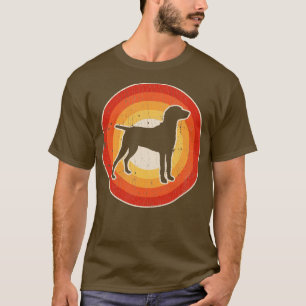 Camiseta Weimaraner Sunset Retro para Hombres Mujeres Chica