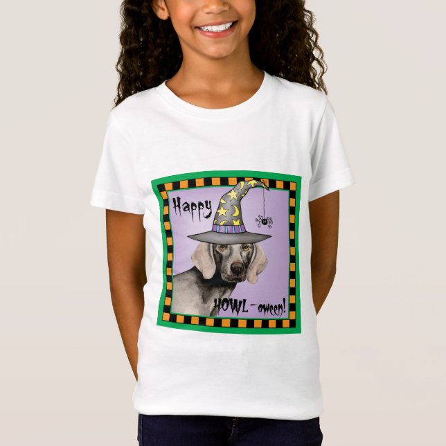 Camiseta Weimaraner Witch (Anverso)
