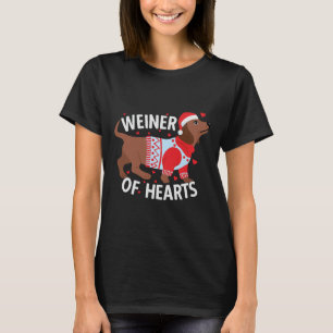 Camiseta Weiner De Corazones Cute Dachshund Weiner Dog Saus
