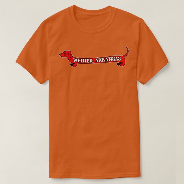 Camiseta Weiner Dog TShirt (Diseño del anverso)