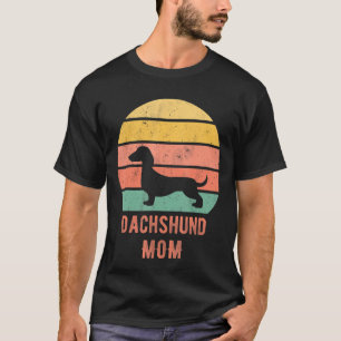 Camiseta Weiner Dug Dug Dachshund Perro Mamá Mamá Mamá