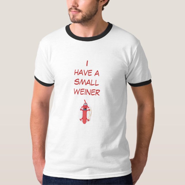 Camiseta weiner, tengo un smallweiner (Anverso)