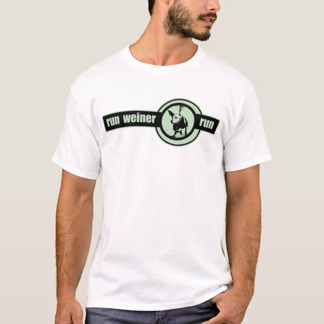 Camiseta Weiners puede correr (Anverso)