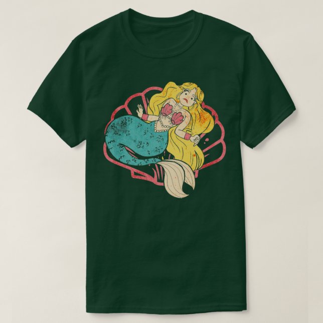 Camiseta Weird mermaid with seashell (Diseño del anverso)