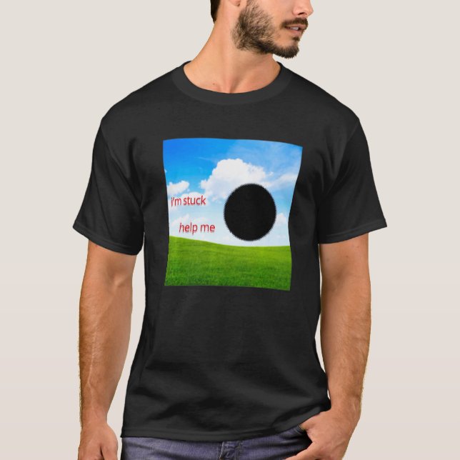 Camiseta Weirdcore Aesthetic Dreamcore Oddcore Black Hole S (Anverso)