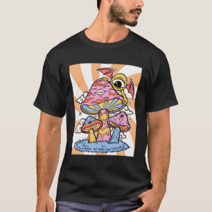 Camiseta Weirdcore Aesthetic Kawaii Mushroom Cottagecore