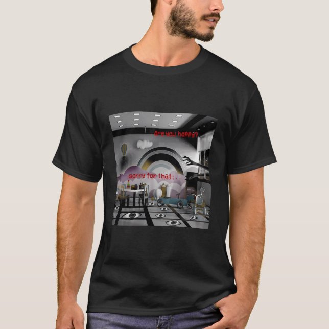 Camiseta Weirdcore Estética Dreamcore Sombra Sensación De C (Anverso)