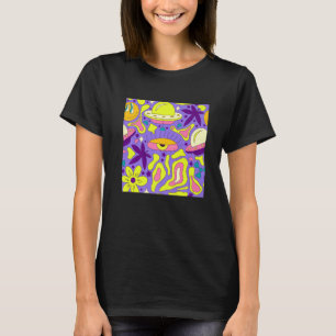Camiseta Weirdcore Kidcore Estética Trippy Ojos 90