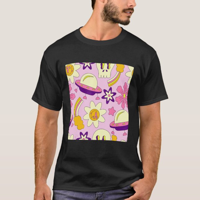 Camiseta Weirdcore Kidcore Sonrisa estética Trippy (Anverso)