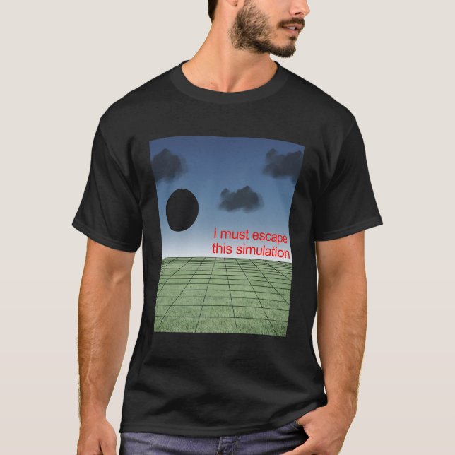 Camiseta Weirdcore Simulación Estética Gamer Nostalgiacore (Anverso)