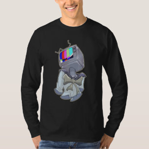 Camiseta Weirdcore Tv Head Estética Dreamcore Cosplay Obje