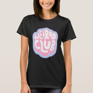 Camiseta Weirdo Club 70s Vintage Retro Contorno de equipo W